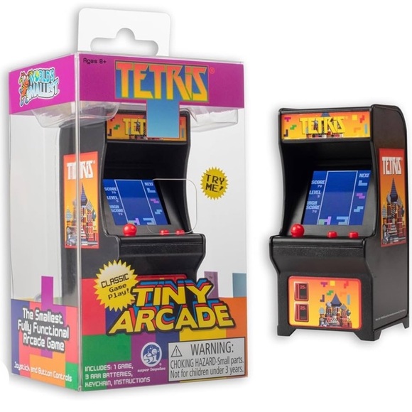 NEW World’s Tiniest Arcade Tetris Game 8+ Super Impulse - Picture 1 of 16